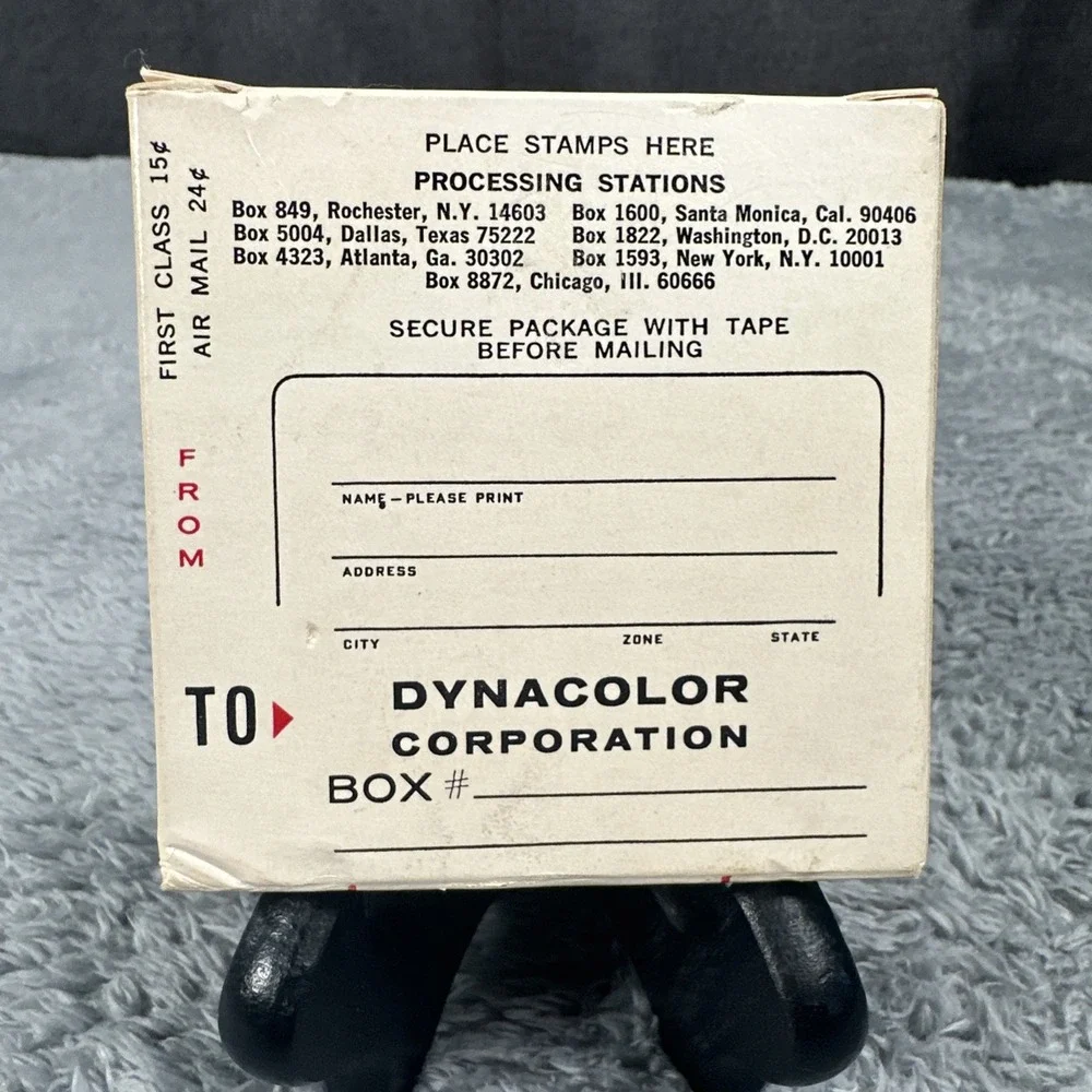 VTG Dynachrome Double 8MM Roll Camera Film For A Photoflood Light 1968 25' Roll